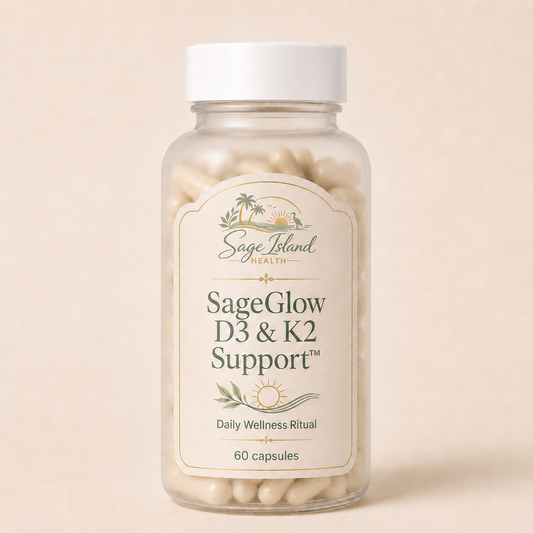 SageGlow D3 y K2 Support™